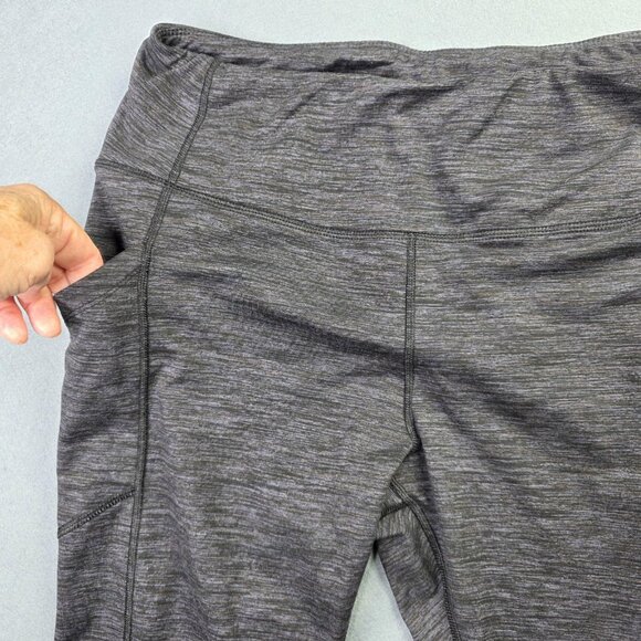 Soul Sky Pants Womens Large Gray High Rise Yoga Leggings Pockets Athletic Gym - Picture 5 of 11